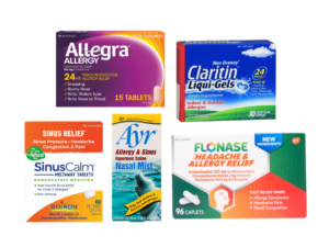 Allegra, Claritin, Flonase & More Allergy Relief Medicines - Includes Nasal Sprays, Tablets & Liquids